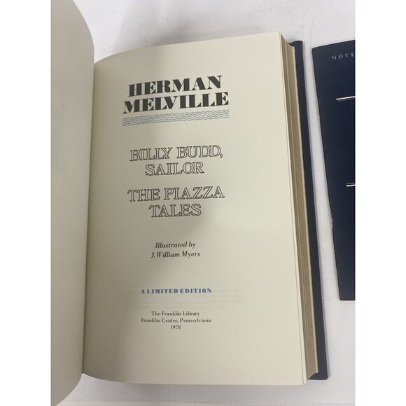 Herman Melville Billy Budd Piazza Tales Franklin Library 1978 Greatest Writers - Picture 6 of 7